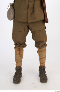 Owen Reid WWII East Asia Army Pose A leg lower…